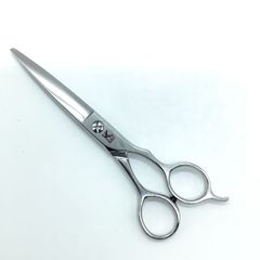 【キクオオカワKIKU OKAWA】D-CUT75 ドライカット スライド シザー メガネ 理容 美容ハサミ 美容師 理容師 右利き 6インチ 中古 sc2192