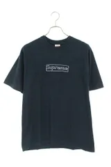 着用感はXXLくらいです希少なXXL ネイビー　濃紺　カウズ　チョーク　ボックスロゴ　Tシャツ　美品！