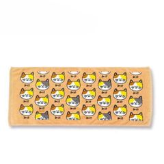 おえかきTOWEL スポーツタオル デイリータオル フェイスタオル オクタニ 【みけねこさん】 のサムネイル