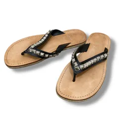 【希少】 Christian Louboutin レザーサンダル ロゴ ブラウン Logo leather slides in brown - Christian Louboutin | Mytheresa