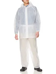 【新着商品】修学旅行 遠足 宿泊学習 林間学校 通学 環境にやさしいEVA素材 上下組 レインスーツリュックサック対応 [カジメイク]