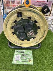 【中古B】ハタヤ サンタイガーレインボーリール 単相100V 30m アース・ブレーカー付 BX301K①