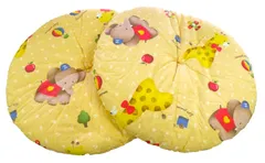 綿丸座布団2枚セット　直経約67㎝ 　ペット　ベビー　自社工場　手造り　 犬　猫