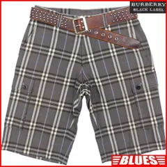 廃盤 バーバリーブラックレーベル ハーフパンツ W29 ノバチェックHH9200