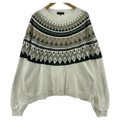 BEAMS HEART ビームスハート プリントスウェット sizeL/ホワイト