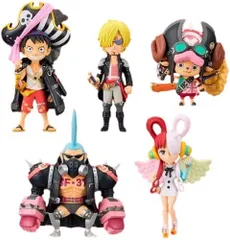 【中古】ワンピース 「ONE PIECE FILM RED」 ワールドコレクタブルフィギュアvol.1 [全5種セット(フルコンプ)]バンプレスト