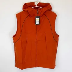 【未使用】アンダーアーマー UAナイロン パイピング フーディー ベスト M 842 Surplus Orange オレンジ 6007458 レディース UNDER ARMOUR