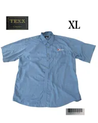 TEXX　古着企業半袖ボタンダウンワークシャツ　XL　ペプシコーラのサムネイル