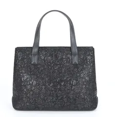 印傳屋 いんでん トートバッグ レザー ブラック ボルドー 極美品