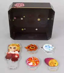 【中古】アクリルスタンド・アクリルパネル 煉獄杏寿郎 立体アクリルスタンド 「鬼滅の刃×ufotable Cafe×マチ★アソビCAFE 煉獄杏寿郎誕生祭2025」