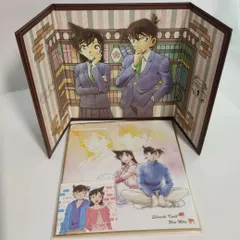 名探偵コナン 工藤新一 毛利蘭 ミニ色紙 アートギャラリー ステッカー セット
