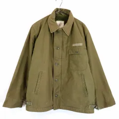 80年代 米軍実物 U.S.NAVY A-2 デッキジャケット ミリタリー 戦闘服