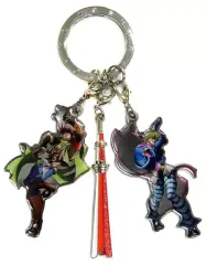 【中古】雑貨 ジョセフ・ジョースター＆シーザー・A・ツェペリ 3連キーホルダー 「JOJOTREE ジョジョの奇妙な冒険 in TOKYO SKYTREE」