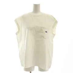 ノースフェイス パープルレーベル THE NORTH FACE PURPLE LABEL 7oz N/S PocketTee ノースリーブポケットTシャツ カットソー M 白 ホワイト /AT ■OS