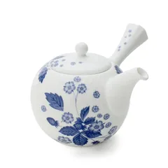 新品 ウェッジウッド ストロベリー ブルーム インディゴ ジャパニーズティーポット ギフト 結婚祝い プレゼント 贈り物