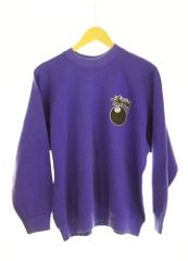ステューシー	STUSSY STUSSY 90's OLD STUSSY Sweatshirt 8ball オールドステューシー 8ボール スウェット 紫 スウェット パープル Lサイズ 103MT-2331