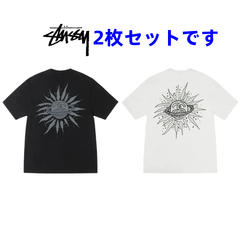 STUSSY ステューシー ダブルSサンロゴ Tシャツ 2025夏新作 半袖 男女兼用 メンズ レディース ユニセックス ストリート 新品 正規品