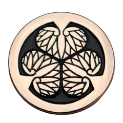 三つ葉葵紋様 陶器製皿　箱付　尾張徳川家御用窯　篠島焼　御紋付鮎皿　古美術　骨董 三つ葉葵紋様 陶器製皿 箱付 尾張徳川家御用窯 篠島焼 御
