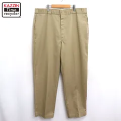 80s USA製 vintage Dickies チビタグ ワークパンツ メンズ 表記40×32サイズ