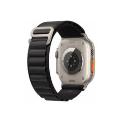 アルパインループ  49mm バンド シリコン 交換バベルト (49/45/44/42mm, ブラック)