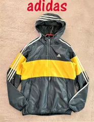 希少 adidas アディダス ナイロンジップパーカー