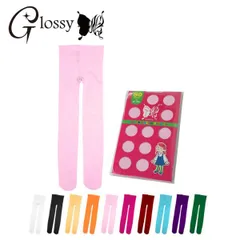 カラータイツ キッズタイツ 80デニール 厚手 ピーチ (OA-704E) 全10色 イベントグッズ ハロウィン クリスマス