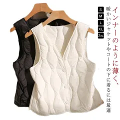 超軽量 ベスト レディース Vネック ウルトラライト インナーベスト アウター 前開き 防寒ベスト 中綿 ベスト ジャケット 中綿ベスト フェイクダウン ライトダウン ダウンベスト インナーダウン 軽#song2763