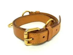 LOUIS VUITTON ルイヴィトン レザー バッグ用 ショルダーストラップ 肩掛け レディース メンズ ブラウン系 BJ7211