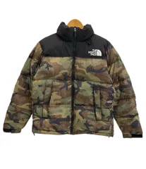 【良品】THE NORTH FACE ヌプシ カモフラ 迷彩 ダウンジャケット 国内正規品ノースフェイス ヌプシ ダウンジャケット 迷彩 キッズ