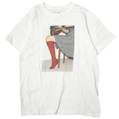 The Skirt Chronicles x BIOTOP スカート クロニクルズ ビオトープ 21SS 別注 日本製 THE SKIRT CHRONICLES T フォトプリントTシャツ GAM01430 Free ホワイト 半袖 アダムエロぺ トップス