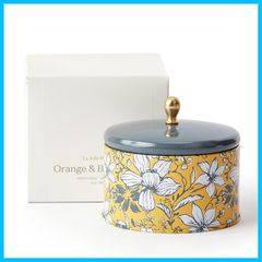『注目商品』ブリキ 家庭用 缶 ソイキャンドル オレンジ＆ベルガモット 35時間