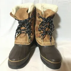 Vintage  SOREL/ソレル　カナダ製スノーブーツ　ライナー付き　22.5-23.5程度　ブラウン/茶/BROWN〉　Boots/Shoes〕菅No.W14