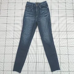 ◇ Θ rienda リエンダ カジュアル系 デニムスキニージーンズ サイズ24(S) ブルー系 レディース E  【1508060019226】