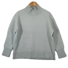 Apuweiser-riche アプワイザーリッシェ 無地 秋冬 AW 長袖ニット ウール ライトブルー レディース 2【古着】【中古】【送料無料】