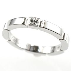 Cartier カルティエ パンテール リング 1Pダイヤモンド K18WG ホワイトゴールド SIZE:48 AU750 指輪