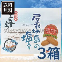ちんすこう 屋我地島の塩入り 大箱(2個入×24袋) 3箱 名嘉真製菓本舗 沖縄お土産 お取り寄せ