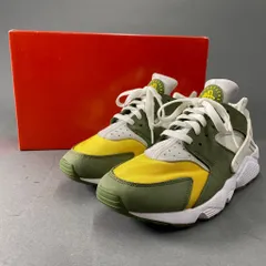 b6 NIKE ナイキ STUSSY ストゥーシー Nike Air Huarache エアハラチ スニーカー 27 ダークオリーブ シューズのサムネイル