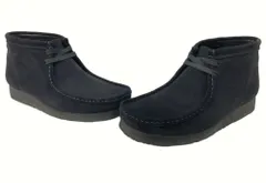 クラークス Clarks 22年製 Wallabee Boot ワラビー ブーツ スエード シューズ モカシン 黒 11826 メンズ靴 ブーツ その他 ブラック UK7 104-shoes369