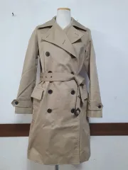 希少　ユニクロ×イネスコラボ　ダブルブレスト　トレンチ　ネイビー　XXL いいスタイル 6Roku ネイビー ダブルブレスト トレンチコート