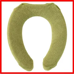 【送料無料 】グリーン_便座カバー(U型) オカ(OKA) 乾度良好 Dナチュレ U型専用 便座カバー (グリーン)