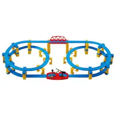 新品 【10点セット】　プラレール　カーブでタワーを上がるレイアウトセット [佐川急便]