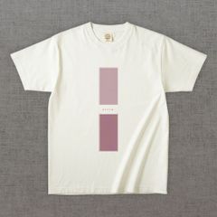 和柄Tシャツ　小紋 行儀 -彩・角-