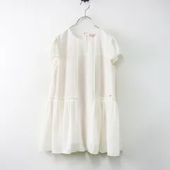 美品 2024SS トッカ TOCCA 洗える SUMMER SHOWER ブラウス 0/アイボリー シフォン ドットカットジャガード タック【2400014552621】のサムネイル