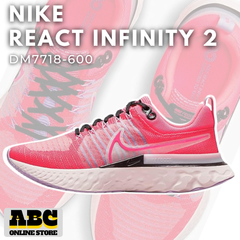 [ナイキ] リアクト インフィニティ ラン フライニット 2 W React INFINITY RUN FLYKNIT 2 レーサーピンク/ライラック DM7718-600