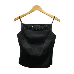 ボディドレッシングデラックス BODY DRESSING Deluxe キャミソール 無地 ビーズ装飾 9 黒 ブラック レディースのサムネイル