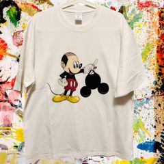 Surprise ミッキー リプリント メンズ Tシャツ 半袖 春 夏 個性的 レトロ 個性的 奇抜 新品 新品未使用 レトロ 個性的 奇抜 エモい バンドT カットソー 攻め 前衛的 ヴィンテージリプリント  古着 好き綿 男性 衣類 トップス お洒落
