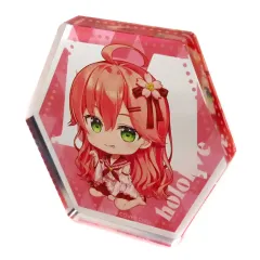 【中古】アクリルスタンド・アクリルパネル さくらみこ アクリルブロック 「バーチャルYouTuber ホロライブ hololiveくじ～ホロライフ!～りぴーと!」 アクリルブロック賞