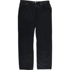 古着 リーバイス Levi's 501 STRAIGHT LEG BUTTON-FLY ブラックデニム ストレートデニムパンツ メンズw37相当/eaa588180
