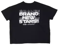 【中古】衣類 イベントロゴ ロゴジッパーTシャツ BNS!!Edition ブラック フリーサイズ 「あんさんぶるスターズ!! DREAM LIVE -BRAND NEW STARS!!-」