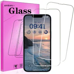 【2枚パック】 対応 iPhone 14 Plus 6.7 用のガラス フィルム 対応 iPhone 14 plus 用の強化保護ガラス 対応 iPhone 14 plus 用の液晶保護フィルム 【日本旭硝子素材AGC製品 硬度9H 気泡ゼロ飛散防